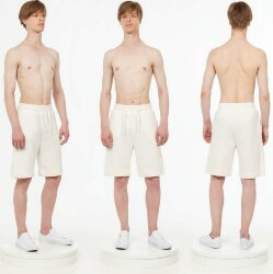 Шорты andor J3, молочно-белые, размер XL/2XL