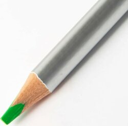 Карандаш-текстовыделитель двухцветный EXPERT, серебристый