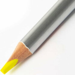 Карандаш-текстовыделитель двухцветный EXPERT, серебристый