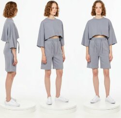 Шорты andor J3, серые, размер XL/2XL