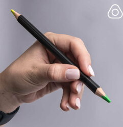 Карандаш-текстовыделитель двухцветный EXPERT, черный