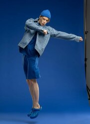 Шорты andor J3, синие, размер M/L