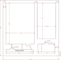 Подарочная коробка с ложементом для ежедневника, ручки и аккумулятора, синяя (под съемные ложементы)