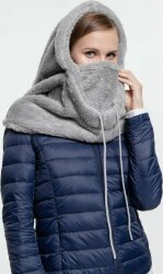 Балаклава-капюшон Molti Flocky, серая