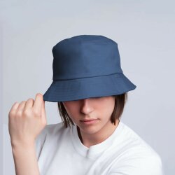 Панама BRIM, джинсовый, 100% хлопок, твил, 250 г/м2, джинсовый, 56-58