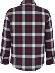 Куртка-рубашка оверсайз унисекс NOAH, бордовый, размер XS-S