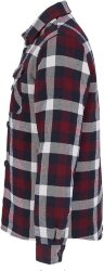 Куртка-рубашка оверсайз унисекс NOAH, бордовый, размер XS-S