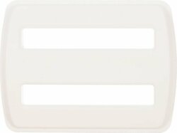 Пряжка-регулятор ремня Fermo, белая