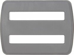 Пряжка-регулятор ремня Fermo, серая