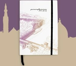 Тетрадь Pininfarina Stone Paper ITALIAN BEAUTY FIRENZE 14х21см каменная бумага, 64 листа, линованная