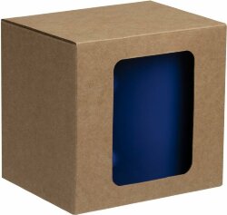 Коробка с окном для кружки Window, ver.2, крафт