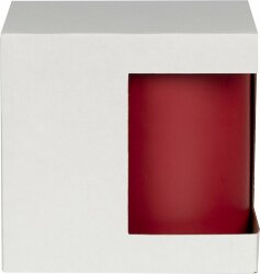 Коробка для кружки с окном Cupcase, белая