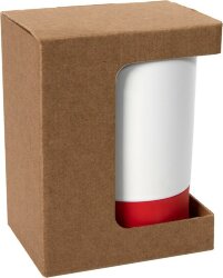 Коробка для кружки 23501 с подиумом, размер 11,9 х 8,6 х 15,2 см, микрогофрокартон, коричневый