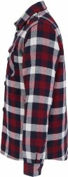 Куртка-рубашка оверсайз унисекс Sol's Noah, бордовая, размер XL/2XL