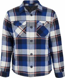 Куртка-рубашка оверсайз унисекс Sol's Noah, синяя, размер XL/2XL