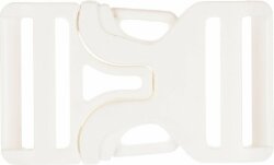 Застежка-пряжка Fibbia, белая