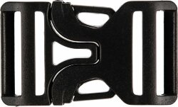 Застежка-пряжка Fibbia, черная