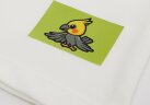 Футболка унисекс KRIS, 100% хлопок, 150 гр., белая (теплого оттенка), размер XXXL Parrots
