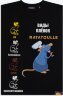 Футболка унисекс RUST, 100% хлопок, 240 гр., черная, размер XXXL Rattus