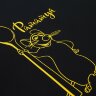 Футболка унисекс RUST, 100% хлопок, 240 гр., черная, размер XXXL Rattus
